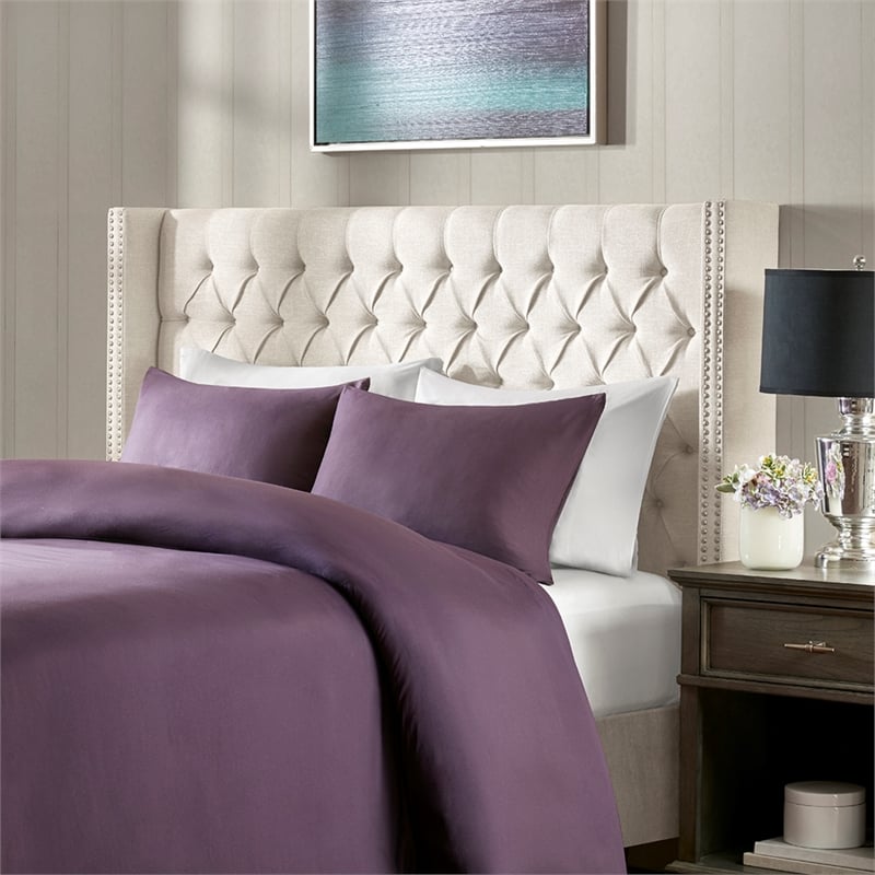 Madison Park Amelia Upholstery Headborad in Cream