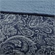 Madison Park Aubrey 5-Piece Cotton Reversible Jacquard Bedspread Set - Navy
