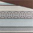 Madison Park Princeton 5-Piece Cotton Reversible Jacquard Bedspread Set - Blue