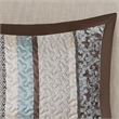 Madison Park Princeton 5-Piece Cotton Reversible Jacquard Bedspread Set in Blue