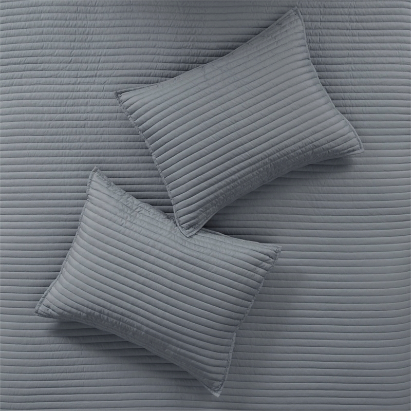 Madison Park Marina 8-Piece Seersucker Comforter and Coverlet Set - Yellow