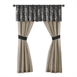 Madison Park Essentials Brystol 24-Piece Fabric Room in a Bag - Black Finish