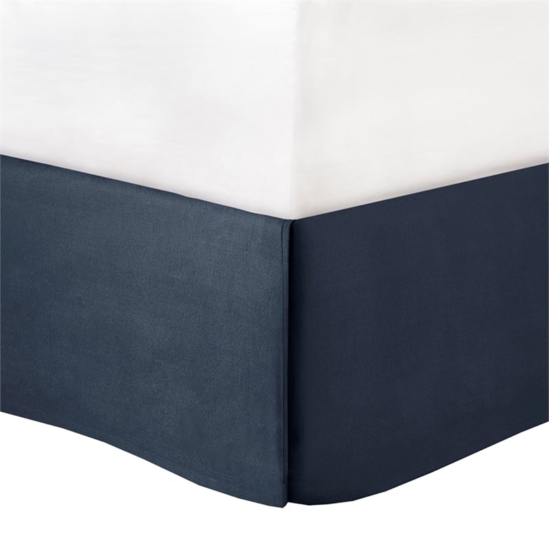 Madison Park Essentials Brystol 24-Piece Fabric Room in a Bag in Navy Finish