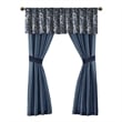 Madison Park Essentials Brystol 24-Piece Fabric Room in a Bag - Navy Finish