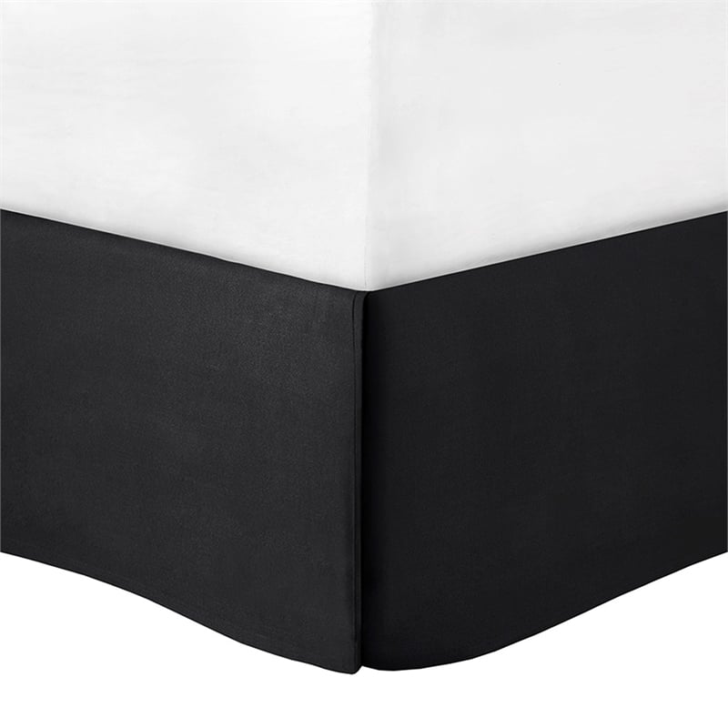 Madison Park Vienna 7-Piece Transitional Cotton Printed Comforter Set - Black