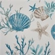 Madison Park Pebble Beach 7-Piece Coastal Cotton Sateen Comforter Set - Blue