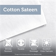 Madison Park Pebble Beach 7-Piece Cotton Sateen Comforter Set in Blue