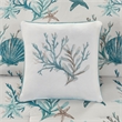 Madison Park Pebble Beach 7-Piece Cotton Sateen Comforter Set in Blue