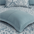 Madison Park Odette 8-Piece Traditional Fabric Jacquard Comforter Set - Blue
