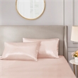 Madison Park Essentials Satin 2-Piece Modern Fabric Pillowcases in Pink Finish