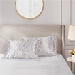 Madison Park Essentials Printed Satin 2-Piece Modern Fabric Pillowcases in Brown