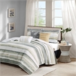 Madison Park Marina 6-Piece Coastal Quilted Microfiber Coverlet Set in Yellow