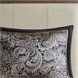 Madison Park Aubrey 5-Piece Cotton Reversible Jacquard Bedspread Set - Black