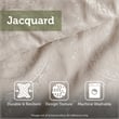 Madison Park Aubrey 5-Piece Cotton Reversible Jacquard Bedspread Set in Black