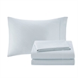 Madison Park Aubrey 12 Piece Complete Bed Set in Blue/Brown
