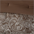 Madison Park Aubrey 12 Piece Complete Bed Set in Blue/Brown