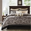 Madison Park Aubrey 12 Piece Complete Bed Set in Black