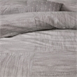 Madison Park Walter 7 Piece Printed Seersucker Comforter Set in Grey