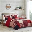 Woolrich Sunset Oversized Cotton Coverlet Mini Set in Red