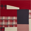 Woolrich Sunset Oversized Cotton Coverlet Mini Set in Red