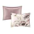 Madison Park Cassandra 3 Piece Cotton Printed Duvet Cover Set in Blush