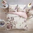 Madison Park Cassandra 3 Piece Cotton Printed Duvet Cover Set in Blush