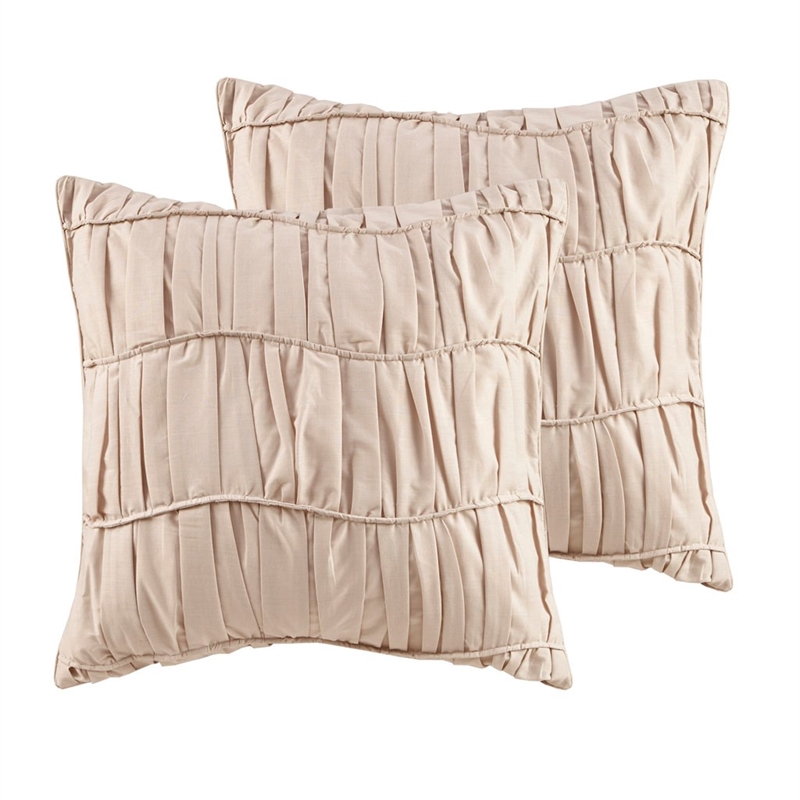 Madison Park Camillia 8 Piece Cotton Comforter Set in Navy