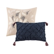 Madison Park Camillia 8 Piece Cotton Comforter Set in Navy