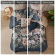 Madison Park Camillia 8 Piece Cotton Comforter Set in Navy