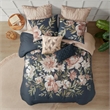 Madison Park Camillia 8 Piece Cotton Comforter Set in Navy