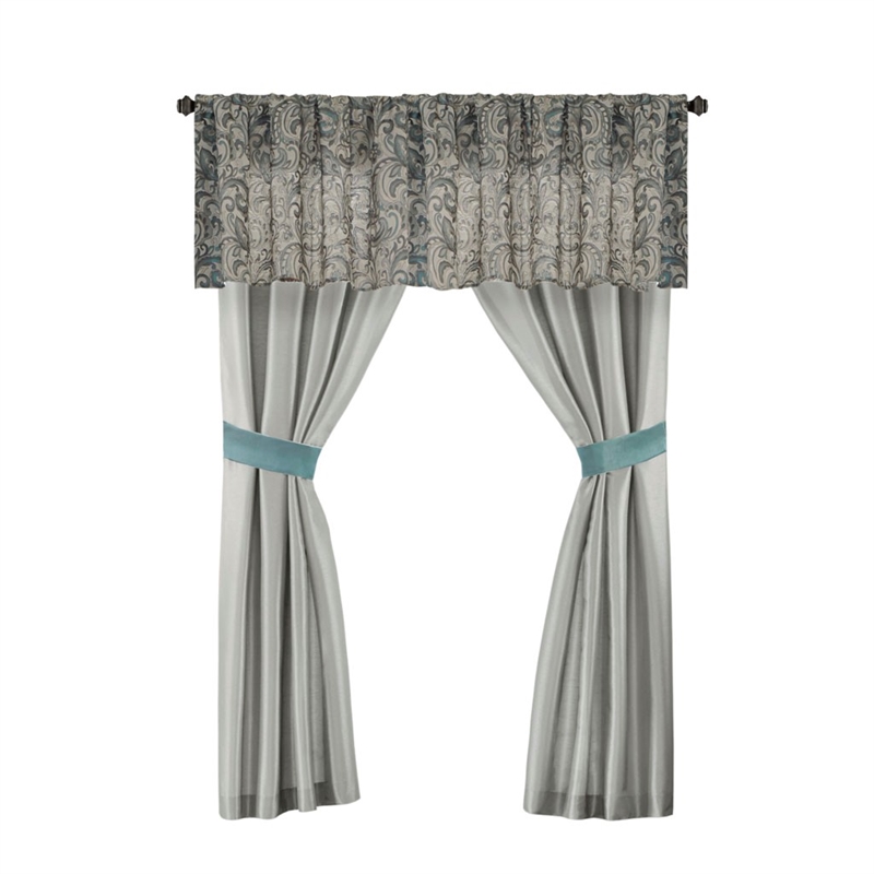 Madison Park Essentials Brystol 24 Piece Room in a Bag in Teal
