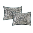 Madison Park Essentials Brystol 24 Piece Room in a Bag in Teal