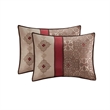 Madison Park Essentials Delaney 24 Piece Room In a Bag in Red
