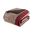 Madison Park Essentials Delaney 24 Piece Room In a Bag in Red