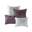 Madison Park Essentials Joella 24 Piece Room in a Bag in Plum