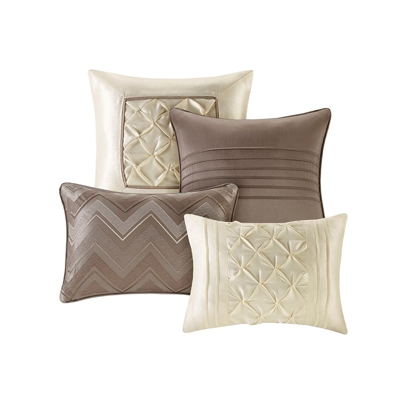 Madison Park Essentials Joella 24 Piece Room in a Bag in Taupe