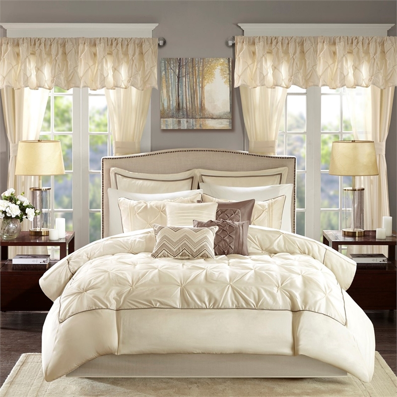 Madison Park Essentials Joella 24 Piece Room in a Bag in Ivory