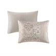 Madison Park Emilia 12 Piece Jacquard Complete Bed Set in Khaki
