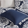 Madison Park Vienna 6 Piece Printed Duvet Cover Set in Indigo