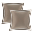 Madison Park Odette 8 Piece Jacquard Comforter Set in Tan