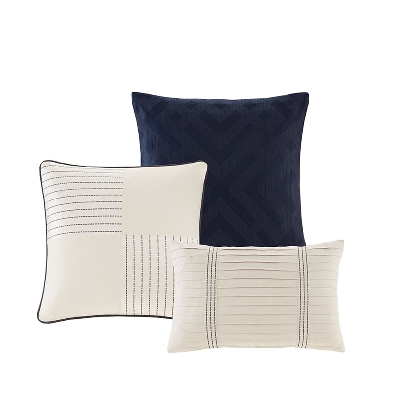 Madison Park Signature Farmhouse Comforter Set in Blue
