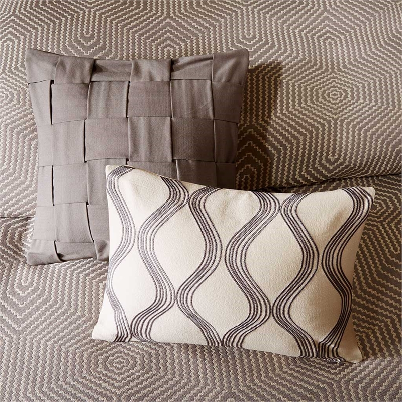 Madison Park Signature Shades of Grey Comforter Set in Grey