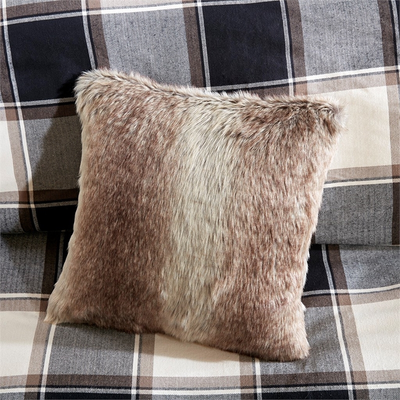 Madison Park Signature Urban Cabin Cotton Jacquard Comforter Set in Brown