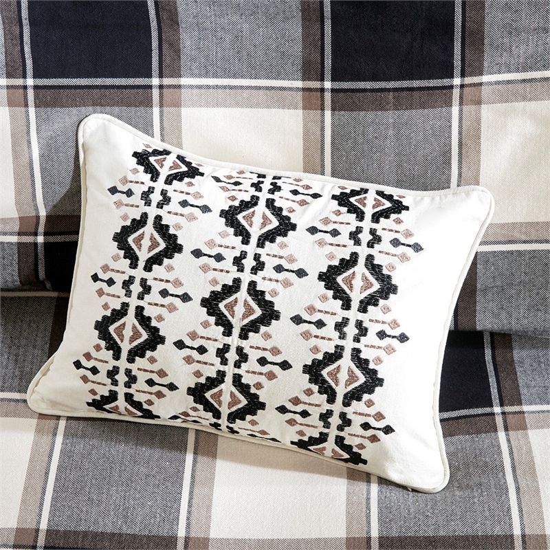 Madison Park Signature Urban Cabin Cotton Jacquard Comforter Set in Brown