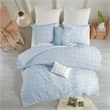 Urban Habitat Brooklyn Cotton Jacquard Comforter Set in Blue