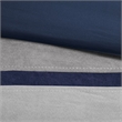 Madison Park Palisades 7 Piece Faux Suede Comforter Set in Blue
