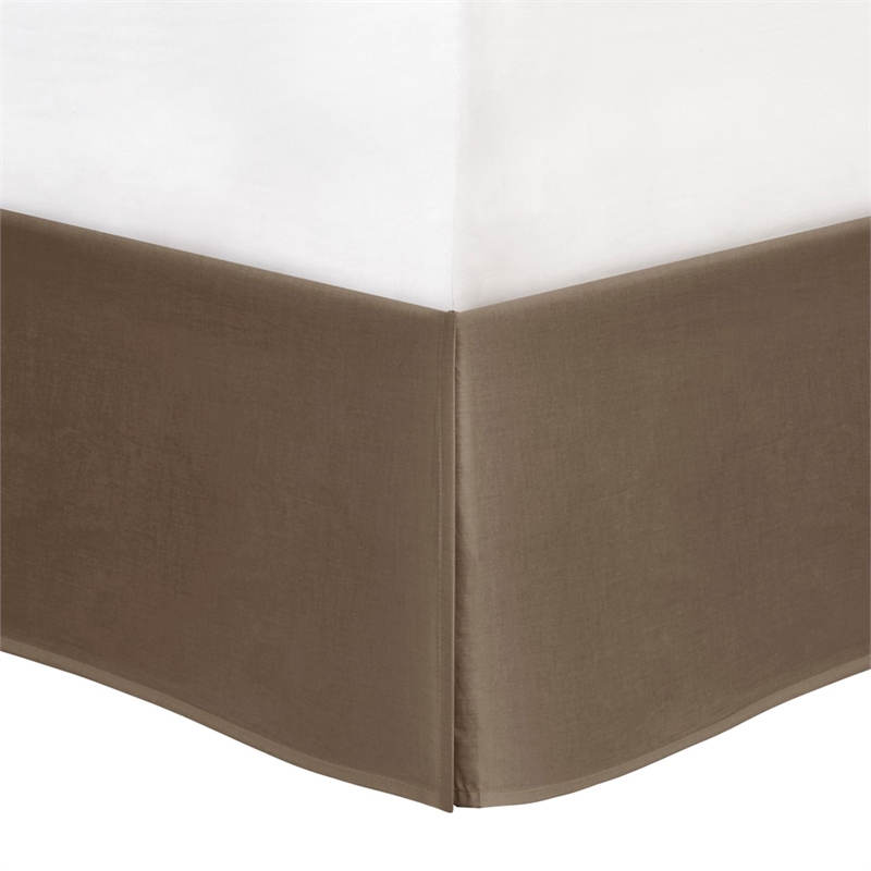 Madison Park Palisades 7 Piece Faux Suede Comforter Set in Brown