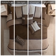 Madison Park Palisades 7 Piece Faux Suede Comforter Set in Brown
