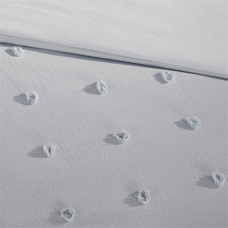 Urban Habitat Brooklyn Cotton Jacquard Comforter Set in Grey