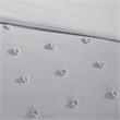 Urban Habitat Brooklyn Cotton Jacquard Comforter Set in Grey